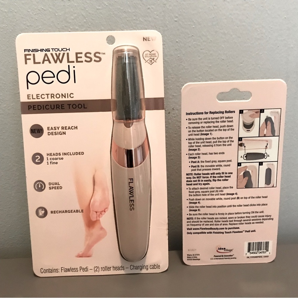 Finishing Touch Flawless Pedi Electronic Pedicure Tool. New